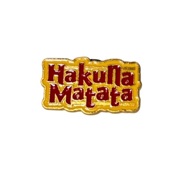 Disney Hakuna Matata Enamel Pin Badge With Mickey Backing Lion King - Picture 1 of 2